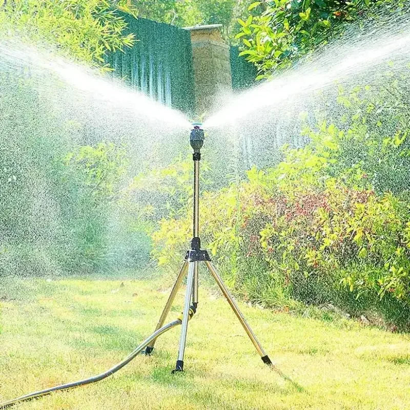 מזרקת גינה אוטומטית סובבת 360 מעלות